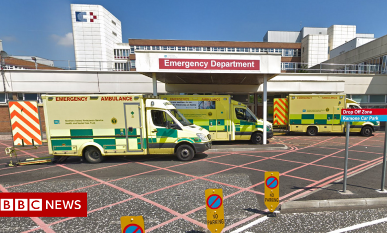 Craigavon: Ambulances diverted from hospital due to 'extreme pressure'