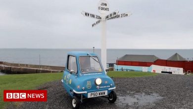 From John O'Groats to Land's End in the world's smallest car