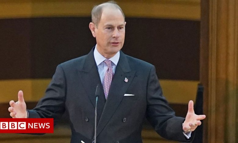 The Queen's Message to the Synod delivered by her son Prince Edward