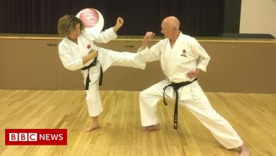 Grandfather achieved a black belt in karate at the age of 74