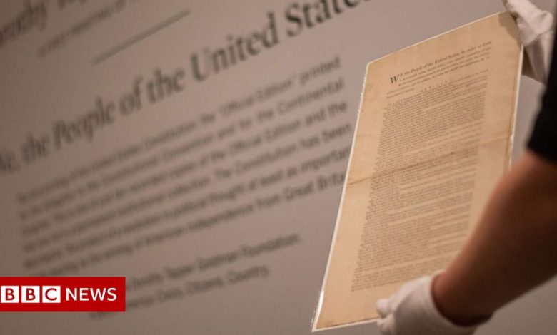 Cryptocurrency Auction to Buy Copy of US Constitution at Auction Failed