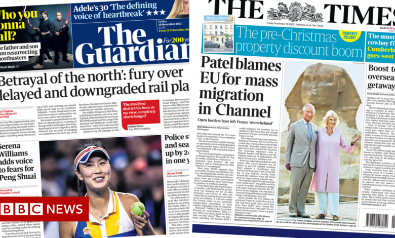 Press headlines: 'North Korea betrayed' and Patel blames EU for migrants