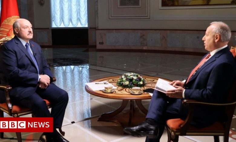 Lukashenko of Belarus tells BBC: We helped migrants get into the EU