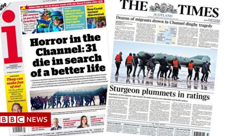 Scotland article: Horror on channel and Sturgeon ratings drop