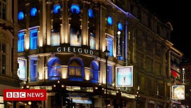 Stephen Sondheim: London's West End with dim lighting for theater icons