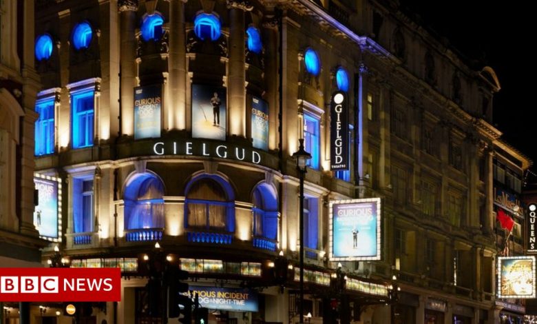 Stephen Sondheim: London's West End with dim lighting for theater icons