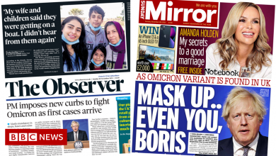 The Papers: Mandatory Masks and Emotional Memories of Channel Migrants