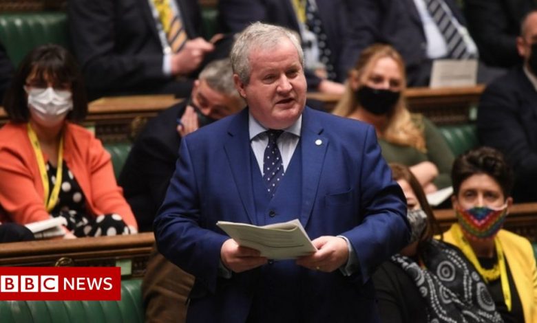 SNP turns to table to 'censor' Boris Johnson