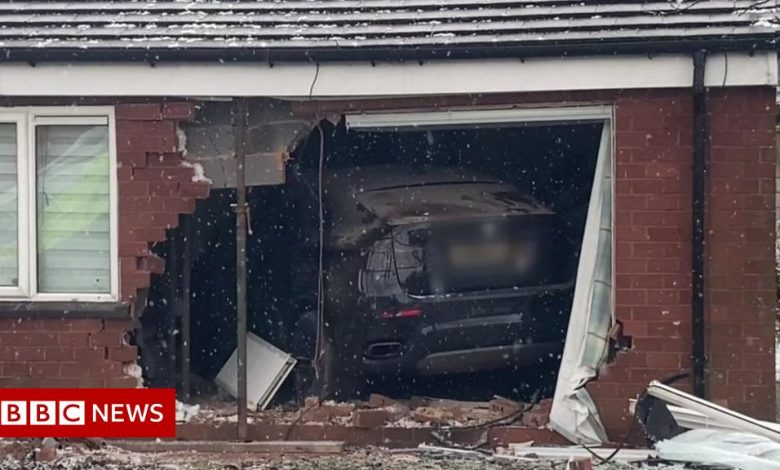 Bolton crash: Woman, 92, injured when car crashes into home