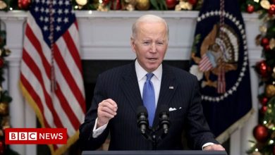 Covid: Biden urges calm in the face of Omicron fears
