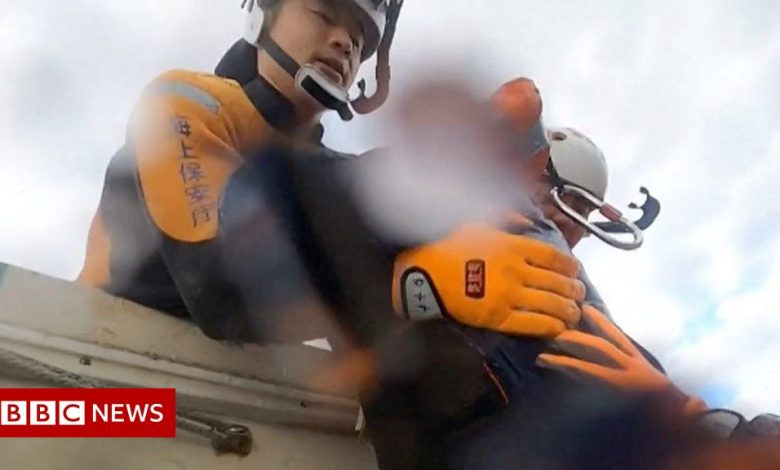 Man rescued after 22 hours adrift off the coast of Japan