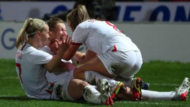 England 20-0 Latvia: Ellen White sets all-time goalscoring record with hat-trick