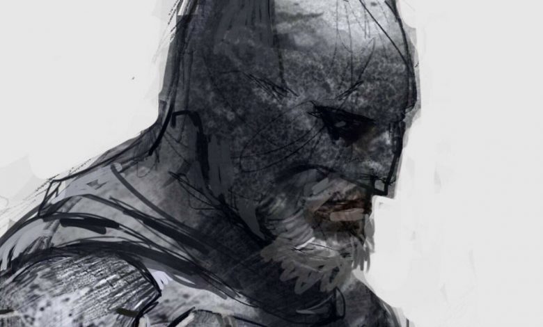 Cancelled Batman Game Concept Art Shows Old, Bearded Batman Alongside Younger Hero