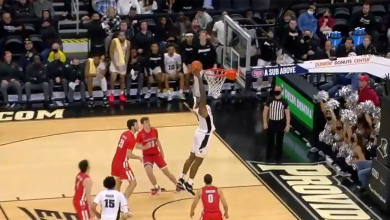 Nate Watson puts down two-handed dunk to help Providence lead Fairfield, 59-56