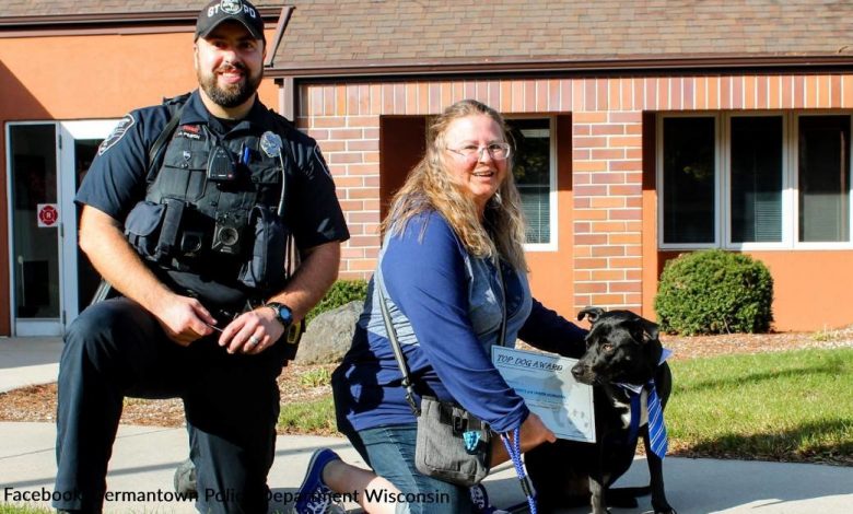 Rescued Dog "Monty" Named Honorary K-9 For Finding Stolen Gun