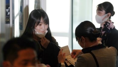 Japan's former princess leaves for U.S. with commoner husband