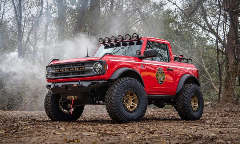 BDS built a two-door Ford Bronco rescue pickup