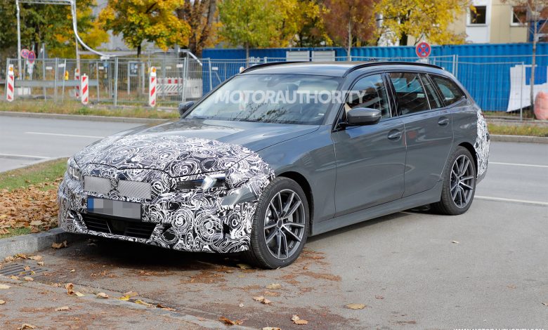 2023 BMW 3-Series Touring spy shots: Updated wagon spied