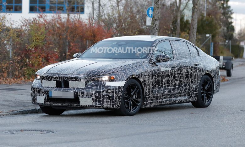 2024 BMW i5 spy shots: Electric 5-Series spotted testing