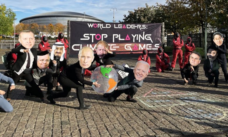 Protesters push for action at COP26