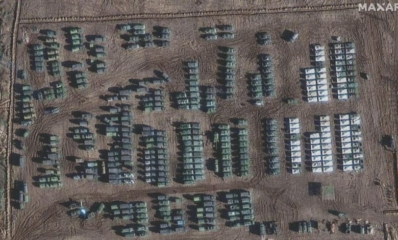 Satellite photos raise concerns of Russian military build-up near Ukraine