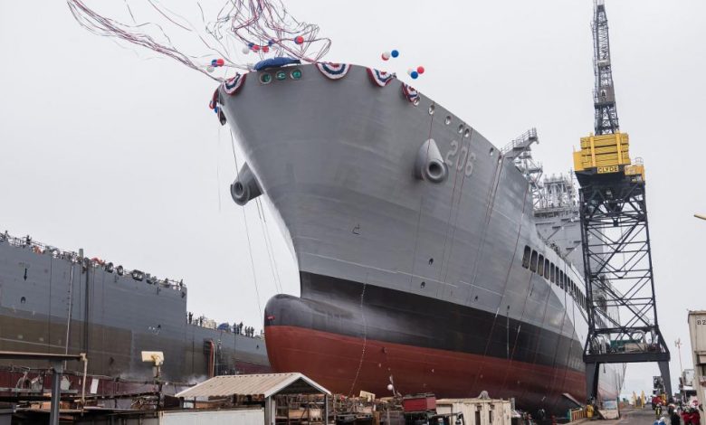 US Navy launches ship named for gay rights activist Harvey Milk