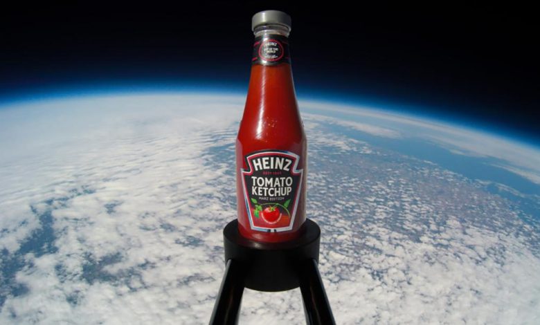 Heinz ketchup takes its first step to Mars