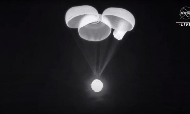 SpaceX splashdown: Astronauts slated to return home from six-month ISS mission