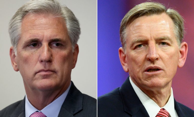 Kevin McCarthy says he called Paul Gosar about the now-deleted tweet