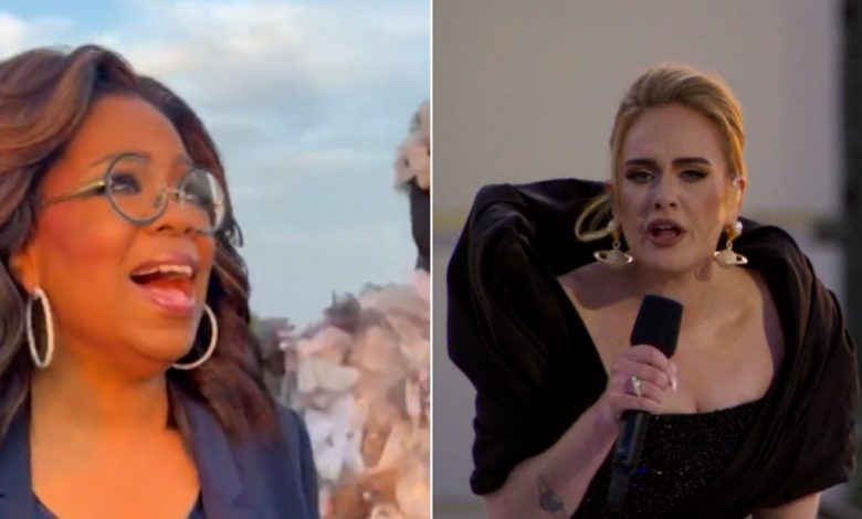 Oprah's failed lyric song at Adele's concert goes viral on the internet