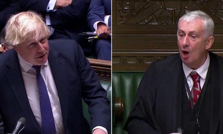 UK Speaker of the House Linsey Hoyle reprimands Boris Johnson for parliamentary behavior
