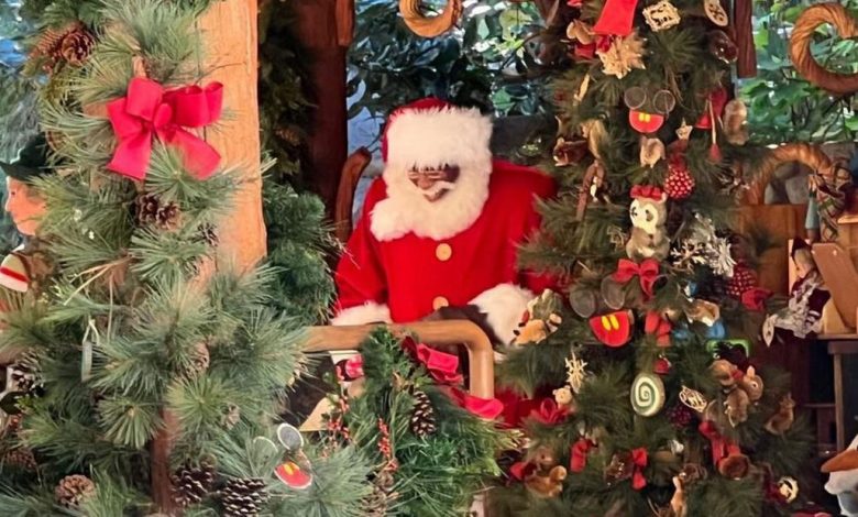 Black Santas make their first appearance at US Disney parks this season