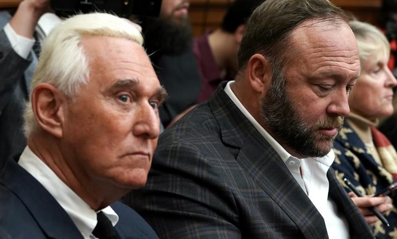 New January 6 subpoenas issued to 5 Trump allies including Roger Stone and Alex Jones