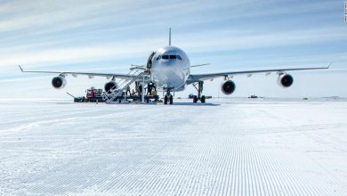 Airbus A340 first landed in Antarctica