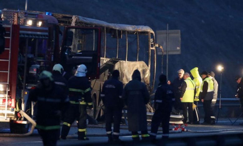 Bus fire in Bulgaria: At least 46 people died