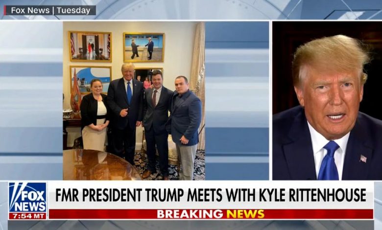 Trump details Rittenhouse visit to Mar-a-Lago on Fox News