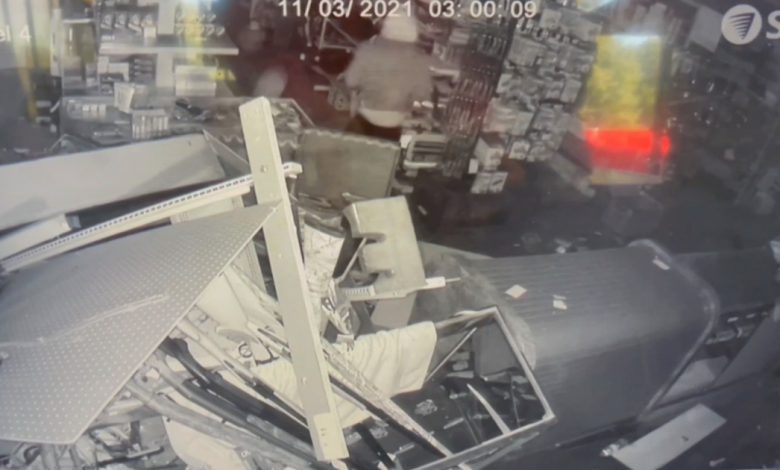 Surveillance video shows suspect slam truck into Stockbridge gun store | News