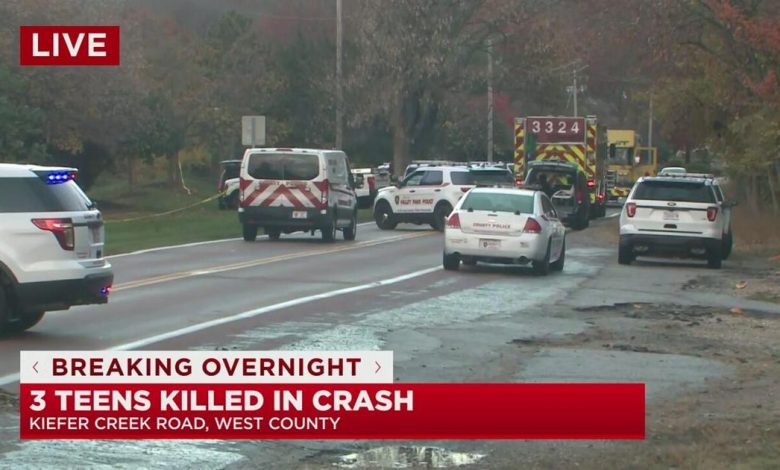 3 killed, 2 injured in West County crash | St. Louis News Headlines