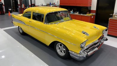 Chevy helps convert a 1957 Chevy to electric power for SEMA