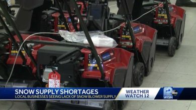Supply chain issues impact snow removal tools