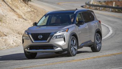 2022 Nissan Rogue driving for the first time