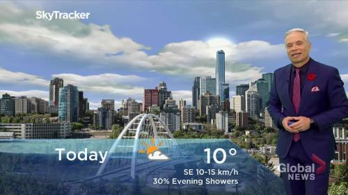 Edmonton early morning weather forecast: Thursday, November 4, 2021