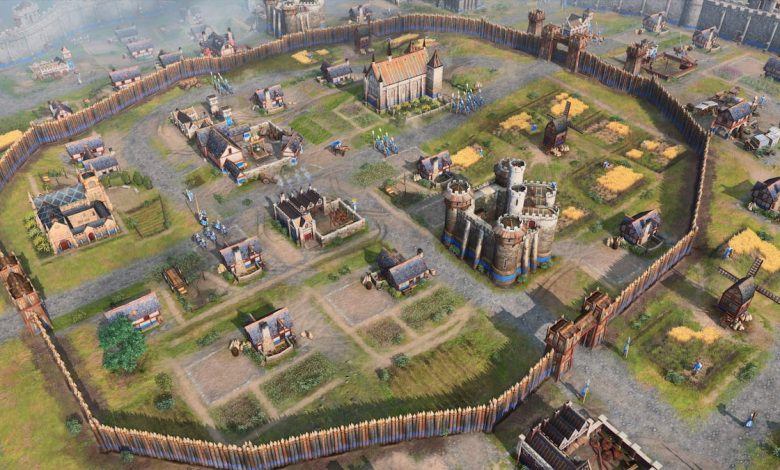 Can you rotate buildings in Age of Empires IV?