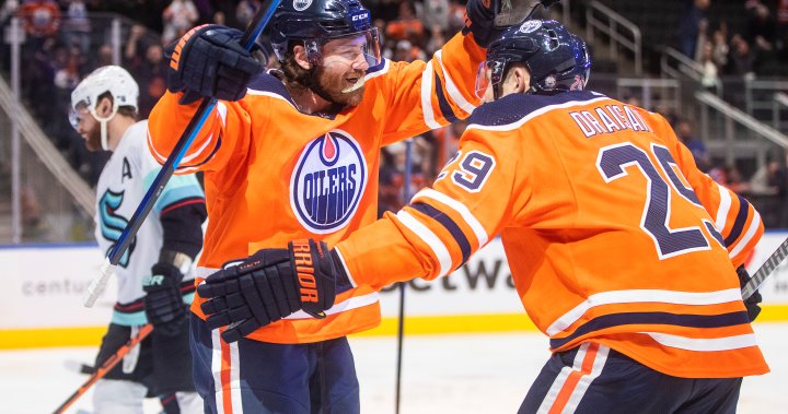 Edmonton Oilers sink Seattle Kraken - Edmonton