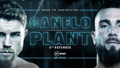 Canelo Alvarez stops Caleb Plant in 11, becoming first to fully unify at 168