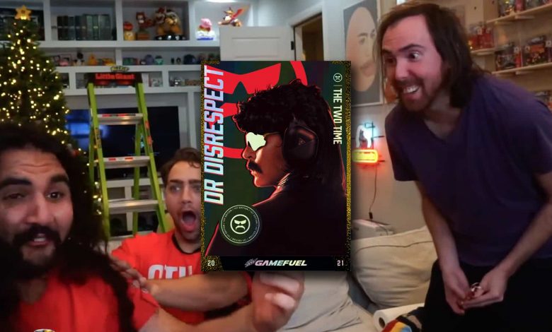 OTK’s reaction after pulling ultra-rare Dr Disrespect Game Fuel trading card is priceless