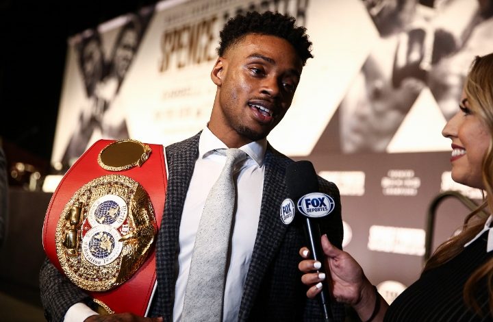 Errol Spence Jr.  disagree with Terence Crawford Vs.  Shawn Porter Stoppage: "His Daddy Tripping, I Had Porter Up"