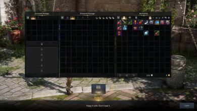 How to access personal storage in Lost Ark