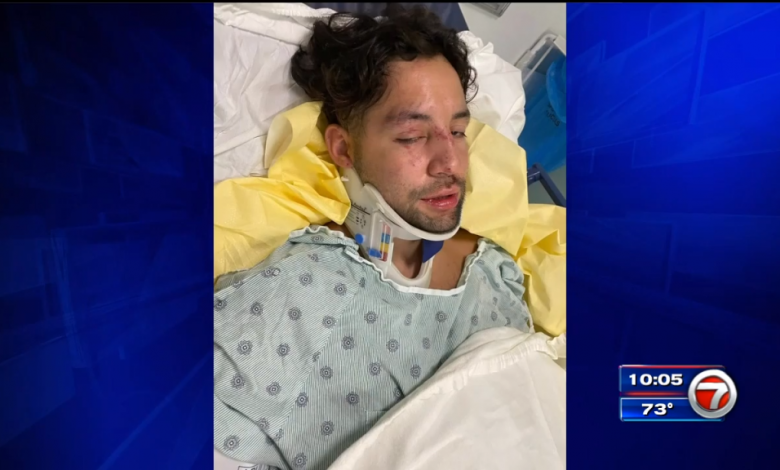 Man hospitalized after beating in South Beach says he was targeted because he’s gay – WSVN 7News | Miami News, Weather, Sports