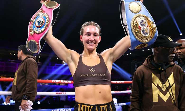 Mikaela Mayer makes history as The Ring’s first womens’ 130-pound champion